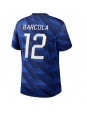 Moške Nogometnih dresov Francija Bradley Barcola #12 Domači SP 2026 Kratki rokavi